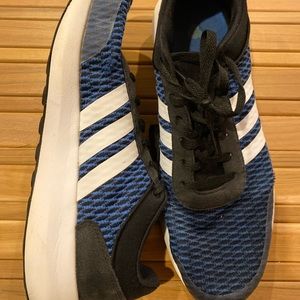 Adidas (blue and white)